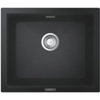 Мойка кухонная композитная GROHE K700 под столешницу 533x457 мм черный гранит 31654AP0