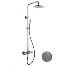 Душевая стойка Fima Carlo Frattini Shower column никель брашированный F4285R256SN Душевая стойка Fima Carlo Frattini Shower column никель брашированный F4285R256SN