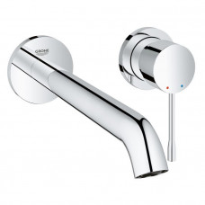 Смеситель для раковины настенный GROHE Essence L-Size на 2 отверстия хром 19967001