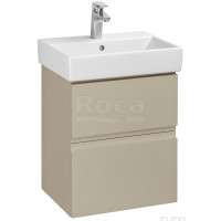 Тумба под раковину Roca Oleta подвесная 2 ящика 460x548x374 мм капучино матовый A857638515