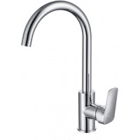 Смеситель для кухни Aquanet Вега полукруглый излив хром AQ1082CR