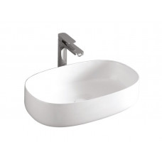 Раковина накладная Artceram Cognac 550x350x145 мм Saniglaze Glossy White COL0030134 Раковина накладная Artceram Cognac 550x350x145 мм Saniglaze Glossy White COL0030134