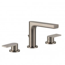 Смеситель для раковины Gessi Emporio Via Manzoni на 3 отверстия с донным клапаном Finox Brushed Nickel 38612#149