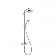 Душевая система Hansgrohe Croma 220 Showerpipe с термостатом хром 27185000
