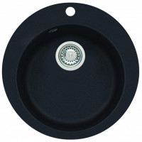 Мойка кухонная Alveus Genesis Boogie 10 Ø505х190 мм G91 Carbon с сифоном 1133430