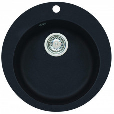 Мойка кухонная Alveus Genesis Boogie 10 Ø505х190 мм G91 Carbon с сифоном 1133430