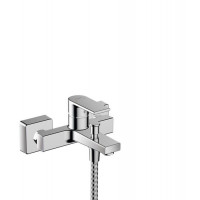 Смеситель для ванны hansgrohe Vernis Shape однорычажный внешний монтаж 2 режима расхода хром 71453000