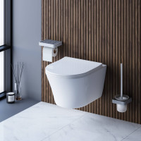 Унитаз подвесной безободковый AM.PM Skyline с сиденьем микролифт DX35C1700SC