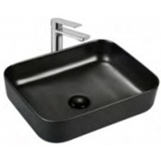 Раковина Splendy Bliss 500x390x130 мм без отверстия цвет черный матовый BL10550T0NBM
