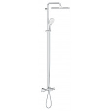 Душевая система GROHE Tempesta System 250 Cube с термостатом и изливом на ванну хром 26691001
