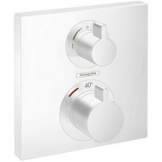 Термостат Hansgrohe Ecostat Square скрытого монтажа на 2 потребителя матовый белый 15714700