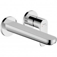 Смеситель для раковины Hansgrohe Rebris S настенный скрытого монтажа излив 20 см хром 72528000