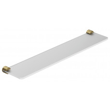 Полка стеклянная KLUDI VELA R 600 мм Brushed Gold 58973N0 Полка стеклянная KLUDI VELA R 600 мм Brushed Gold 58973N0