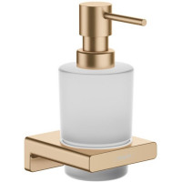 Диспенсер для жидкого мыла Hansgrohe AddStoris шлифованная бронза 41745140