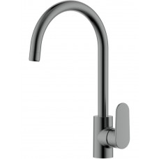 Смеситель для кухни Aquanet Ника полукруглый излив оружейная сталь AQ1882BGM Смеситель для кухни Aquanet Ника полукруглый излив оружейная сталь AQ1882BGM