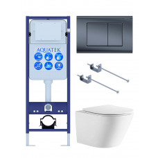 Комплект инсталляция с унитазом Aquatek Либерти (INS-0000017, KKI-0000001, KDI-0000033, AQ1999T-00) ЛИБЕРТИ-033 KKI-1