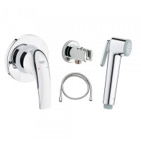 Готовый комплект для гигиенического душа GROHE BauCurve со встраиваемым смесителем хром 129185