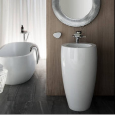 Раковина пристенная Laufen Il Bagno Alessi One 52х53х85 см 1 отверстие LLC белый 8.1197.1.400.104.1 Раковина пристенная Laufen Il Bagno Alessi One 52х53х85 см 1 отверстие LLC белый 8.1197.1.400.104.1
