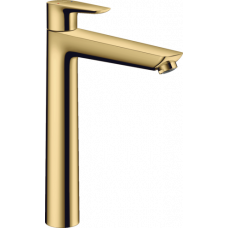 Смеситель для раковины Hansgrohe Talis E 240 гладкий корпус полированное золото 71717990