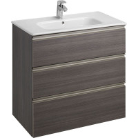 Тумба под раковину Roca The Gap 800 785x453x741 мм 3 ящика Антрацит A857406402