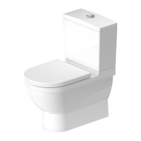 Унитаз-моноблок напольный приставной Duravit Starck 3 65.5х36 см универсальный выпуск бачок с механизмом 0128090000/0920100005