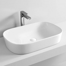 Раковина накладная Artceram Ghost 65х42 см без отверстия белая GHL002 01 00 Раковина накладная Artceram Ghost 65х42 см без отверстия белая GHL002 01 00