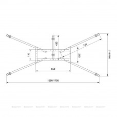 Каркас для ванн VitrA 170x75/180x80 см 59999991002