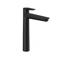 Смеситель для раковины Hansgrohe Talis E 240 черный матовый без донного клапана 71717670