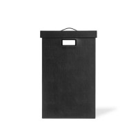 Корзина для белья Decor Walther Brownie WB 38.5x38.5x60.5 см черная кожа 0924960