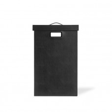 Корзина для белья Decor Walther Brownie WB 38.5x38.5x60.5 см черная кожа 0924960