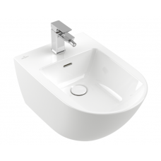 Биде подвесное Villeroy & Boch Subway 3.0 375х560х270 мм альпийский белый 44700001