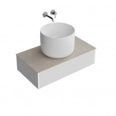 Тумба под раковину подвесная Kerama Marazzi Magica 88.4х48.5х22 см 1 ящик утренний серый матовый MA.90.1/MGR.M
