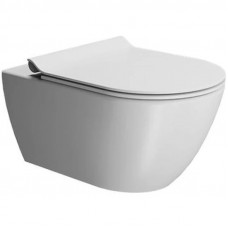 Унитаз подвесной безободковый GSI Pura Swirlflush 550x360 мм белый матовый 8815FR509 Унитаз подвесной безободковый GSI Pura Swirlflush 550x360 мм белый матовый 8815FR509