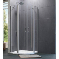 Душевое ограждение HÜPPE Design Pure 1000x2000 мм Black Edition 8P1712123321