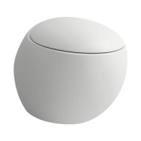 Унитаз подвесной Laufen Alessi One 58х39 см безободковый белый матовый 8.2097.1.757.000.1