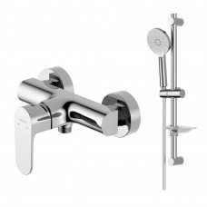 Набор для душа 2 в 1 Aquatek Оберон (AQ1260CR+AQ2014CR) хром AQ1232CR