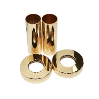 Комплект декоративных трубок SR Rubinetterie 70 мм D 18-20-1/2 золото 0491-1500D070
