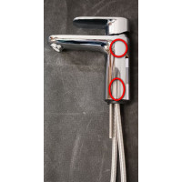 Смеситель для раковины Hansgrohe Vernis Blend 70 со сливным гарнитуром 71559000