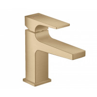 Смеситель для раковины Hansgrohe Metropol 89 мм клапан Push-Open шлифованная бронза 32500140