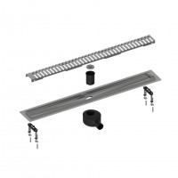 Душевой лоток Timo Drain System 900 мм с решеткой Lines сатин DS230109/01