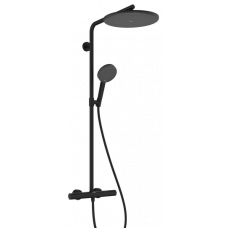 Душевая система Hansgrohe Raindance Alive S Puro с термостатом Ø300 мм черный матовый 24592670