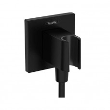 Шланговое подключение Hansgrohe FixFit E черный матовый 26889670 Шланговое подключение Hansgrohe FixFit E черный матовый 26889670