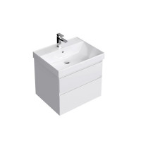 Тумба подвесная Kerama Marazzi Cubo 60 см с ящиками белая матовая CUB.60.2\WHT.M