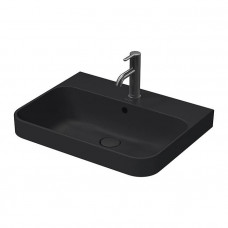 Раковина Duravit Happy D.2 Plus 60х46 см 1 отверстие с переливом Anthracite matt 2360601300 Раковина Duravit Happy D.2 Plus 60х46 см 1 отверстие с переливом Anthracite matt 2360601300
