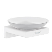 Мыльница Hansgrohe AddStoris белый матовый 41746700