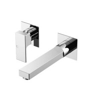 Смеситель для раковины Gattoni Kubic встраиваемый излив 203 мм хром 2537/25C0