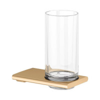 Стакан Keuco Edition 400 подвесной хрустальный brushed brass 11550259000