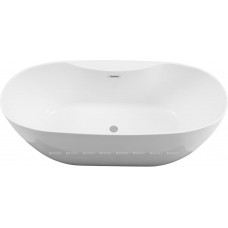 Ванна акриловая Aquanet Family Sweet 1700x780 мм со сливом-переливом белый глянец 155778-GW