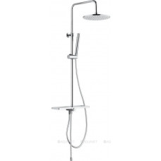 Душевая колонна Aquanet Pragmatic R верхний душ 250 мм без смесителя хром AF430-70-R-C Душевая колонна Aquanet Pragmatic R верхний душ 250 мм без смесителя хром AF430-70-R-C