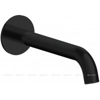 Излив из стены Aquanet Static 200 мм черный матовый AF330-98B